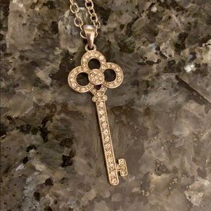 Silver Key Necklace